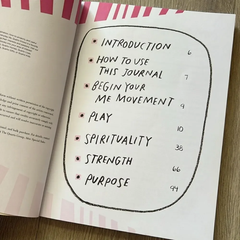 New “Create your me movement” Journal for girls
